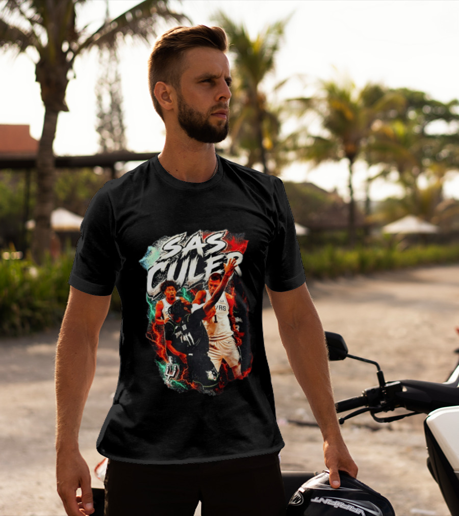 San Antonio Spurs SAS Culero NBA Basketball Dylan Harper Storm T-Shirt