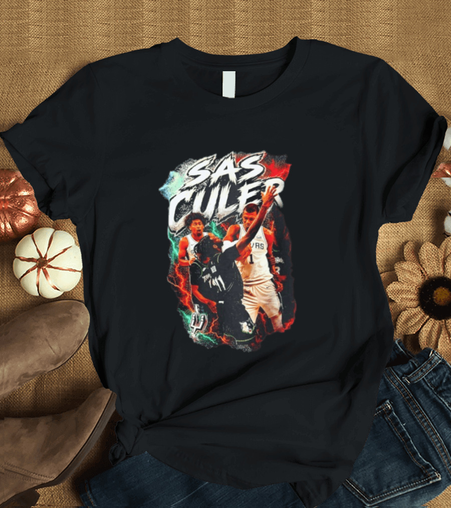 San Antonio Spurs SAS Culero NBA Basketball Dylan Harper Storm T-Shirt