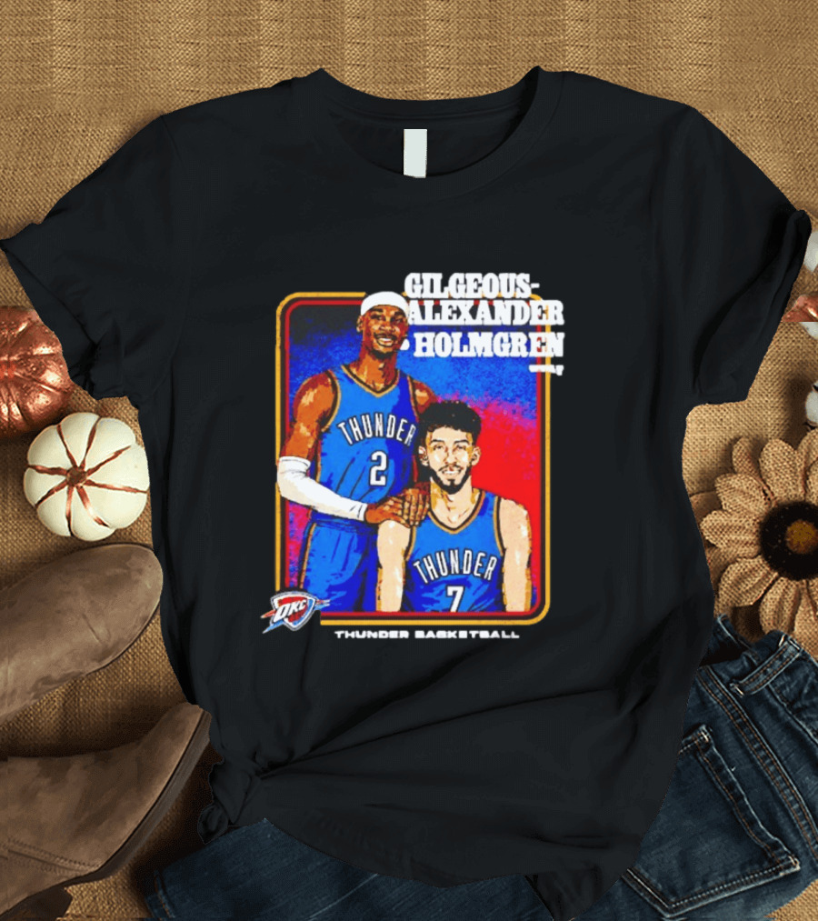 Gilgeous Alexander Holmgren OKC Thunder Basketball Step Brothers T-Shirt