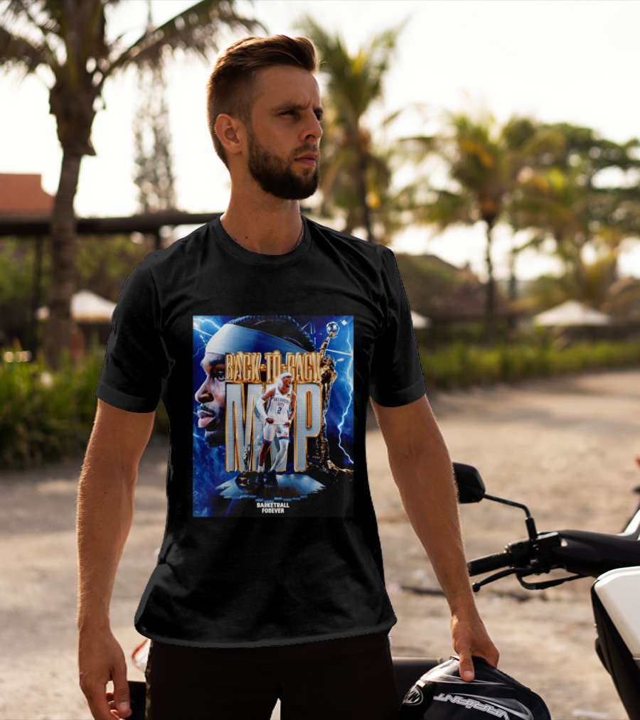 Back To Back MVP Oklahoma City Basketball Forever T-Shirt
