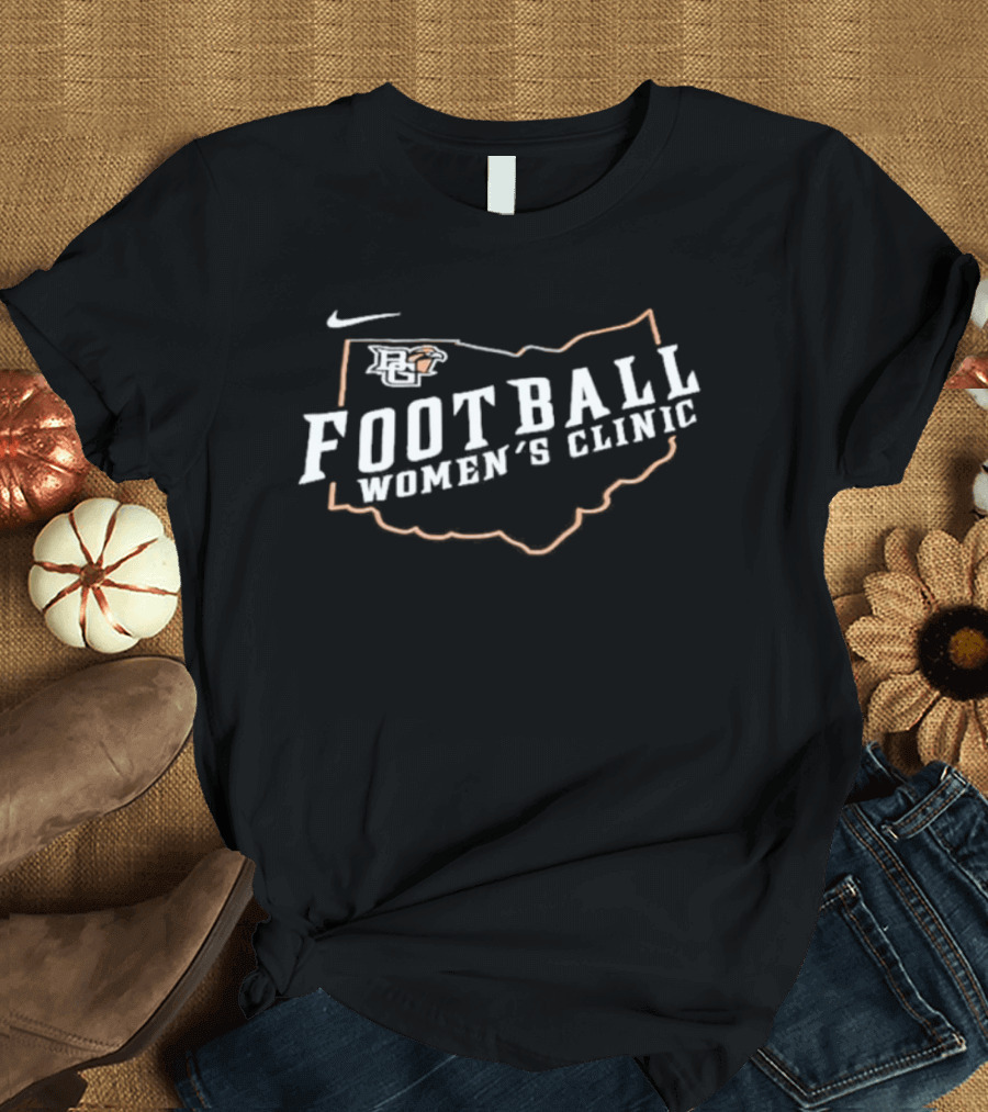 Nike BGSU Football Women's Clinic Ohio T-Shirt