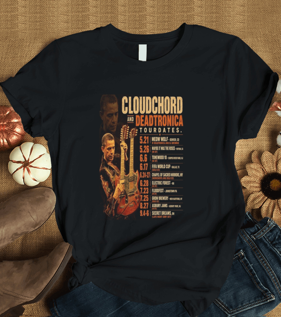 Cloudchord And Deadtronica Tourdates 2026 Meow Wolf Denver Secret Dreams Ohio T-Shirt