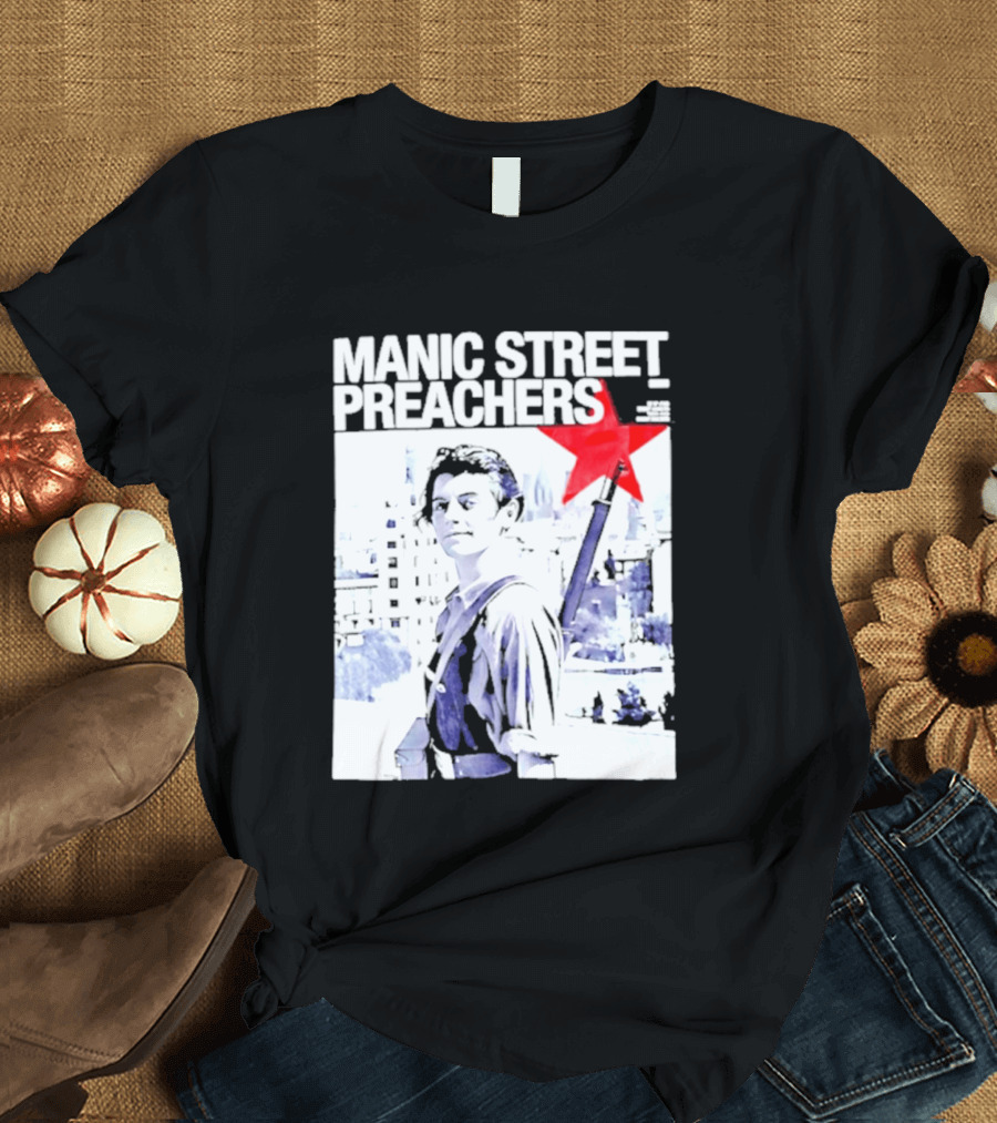 Manic Street Preachers Red Star Image T-Shirt