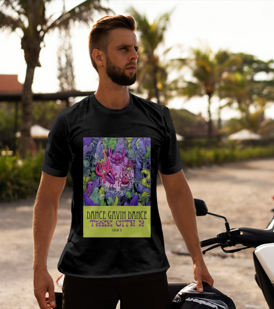 Dance Gavin Dance Tree City 2 May 22 2026 Concert T-Shirt