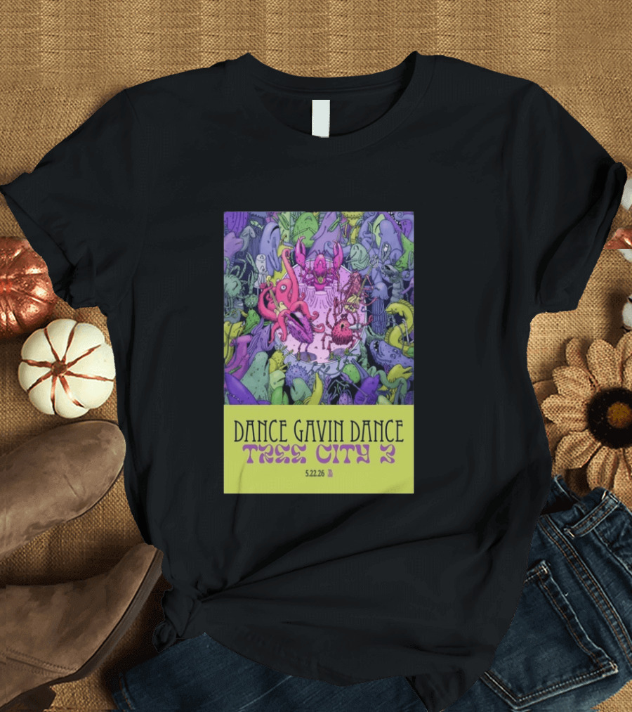 Dance Gavin Dance Tree City 2 May 22 2026 Concert T-Shirt