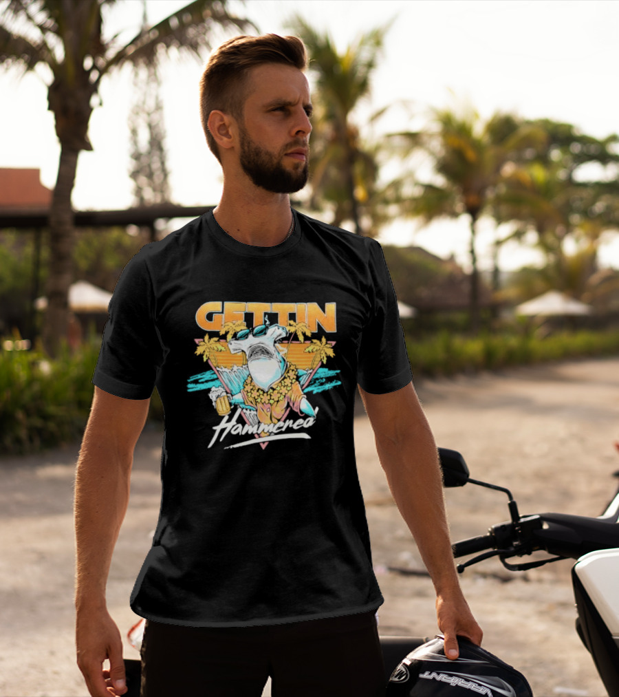 Gettin' Hammerhead Tropical Beach Vibes T-Shirt