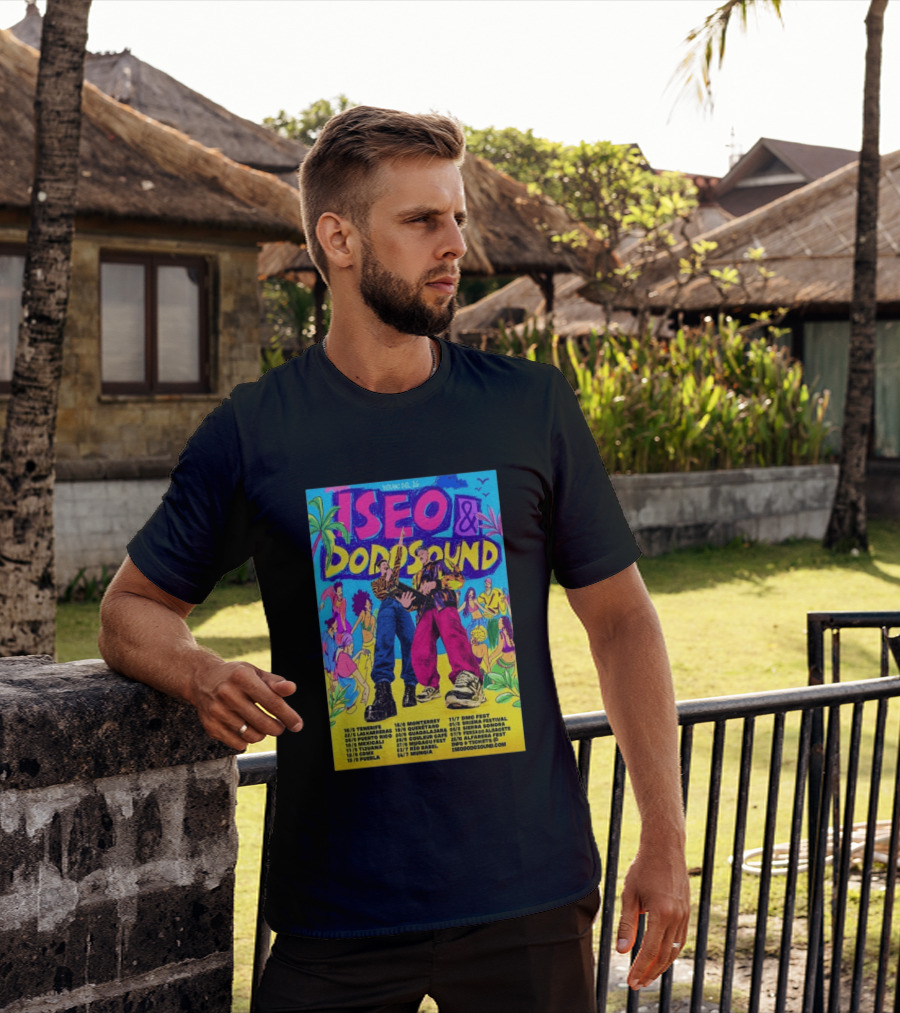 Iseo Dodosound Verano Tour 2026 Tenerife Guadalajara Zaragoza Fiesta T-Shirt