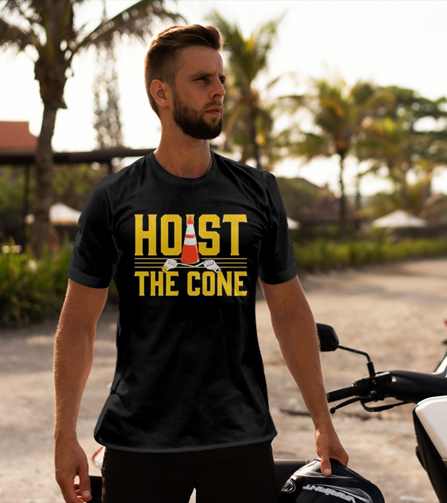 Pittsburgh Hoist The Cone Baseball Meme T-Shirt
