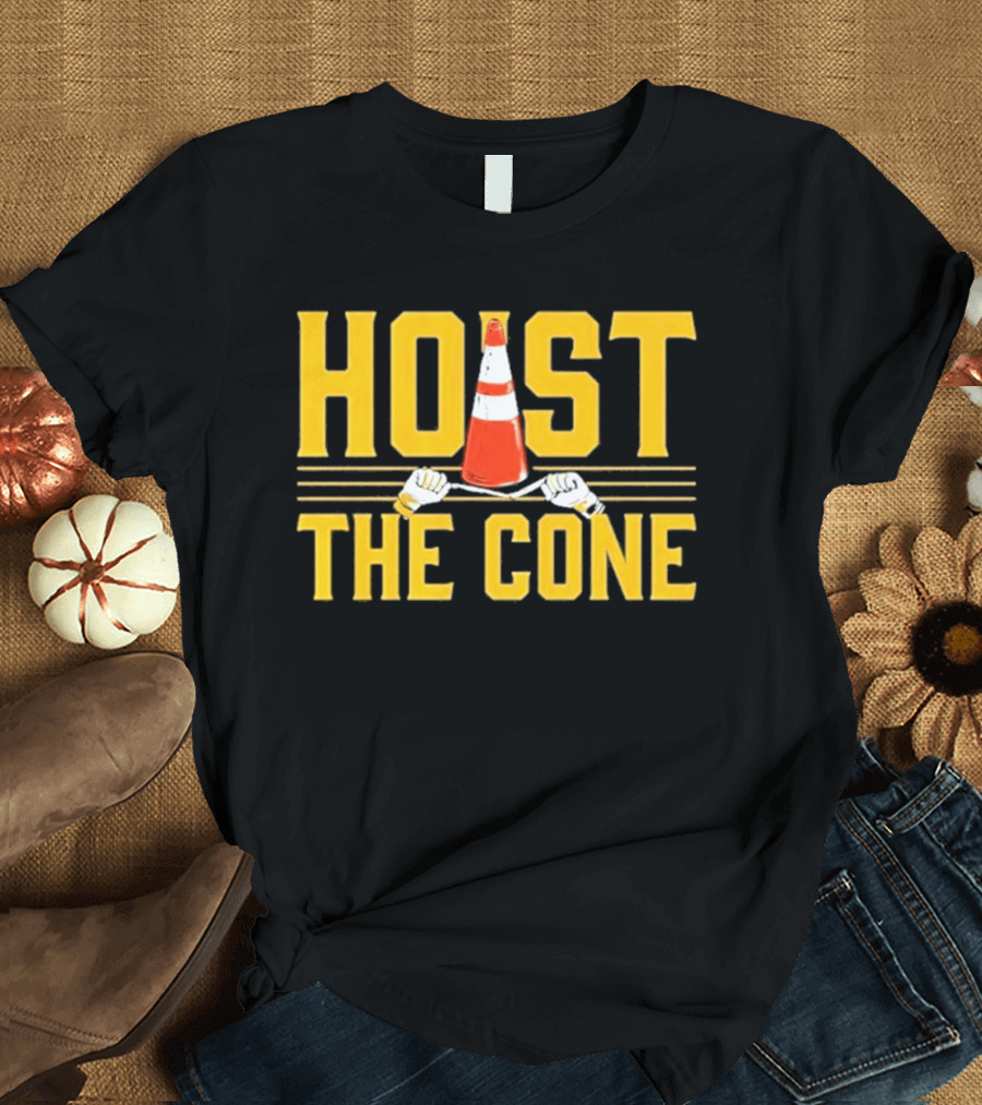 Pittsburgh Hoist The Cone Baseball Meme T-Shirt