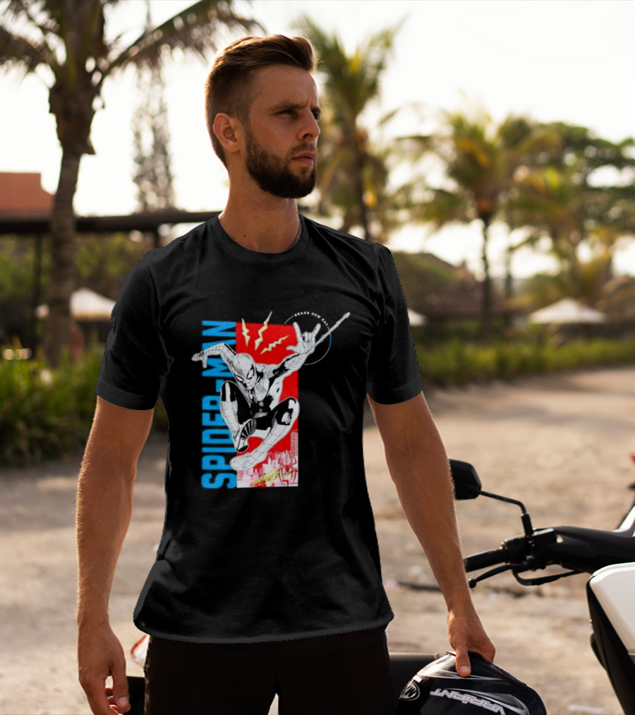 Spider Man Web Slinging Marvel Universe Brand New Day T-Shirt