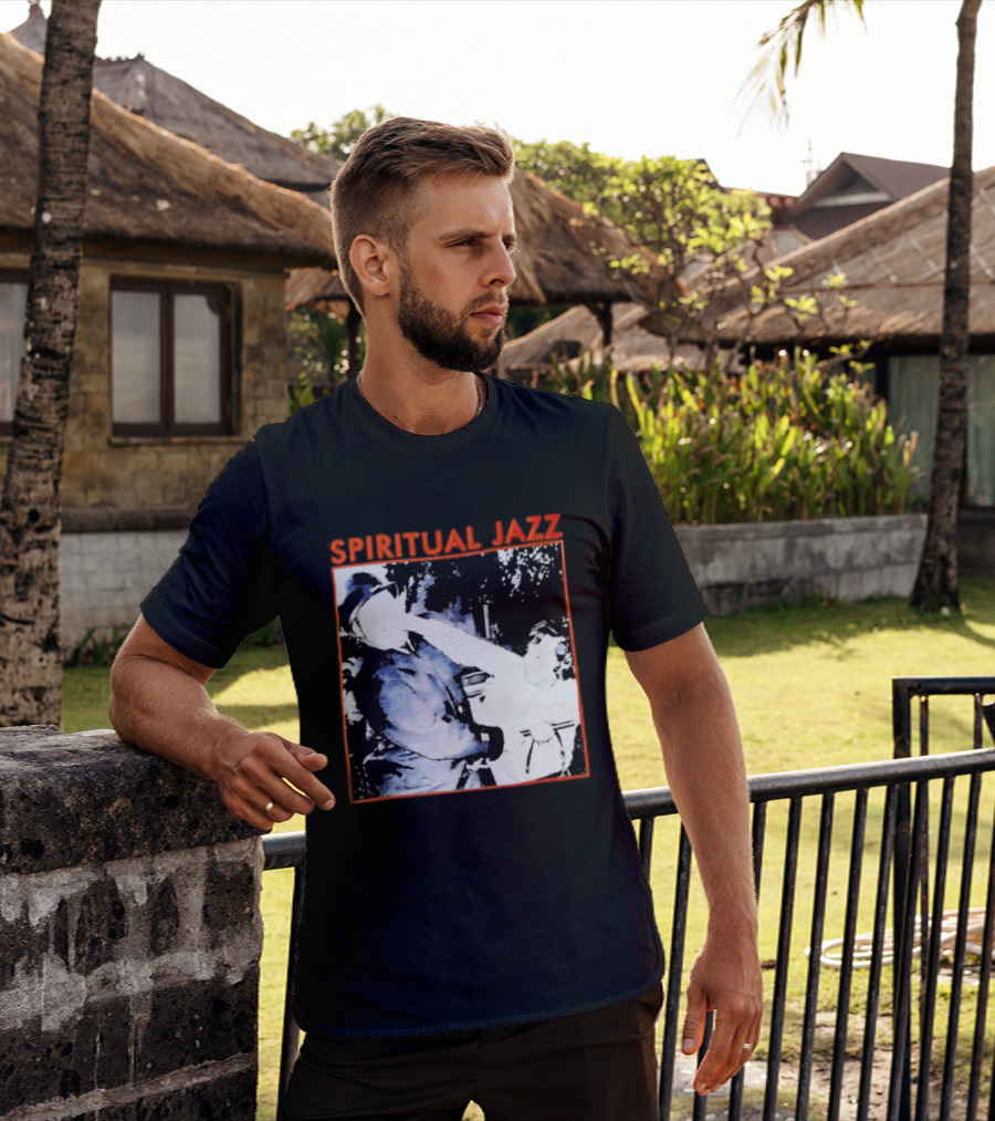 Spiritual Jazz Horn Player Watercolor T-Shirt
