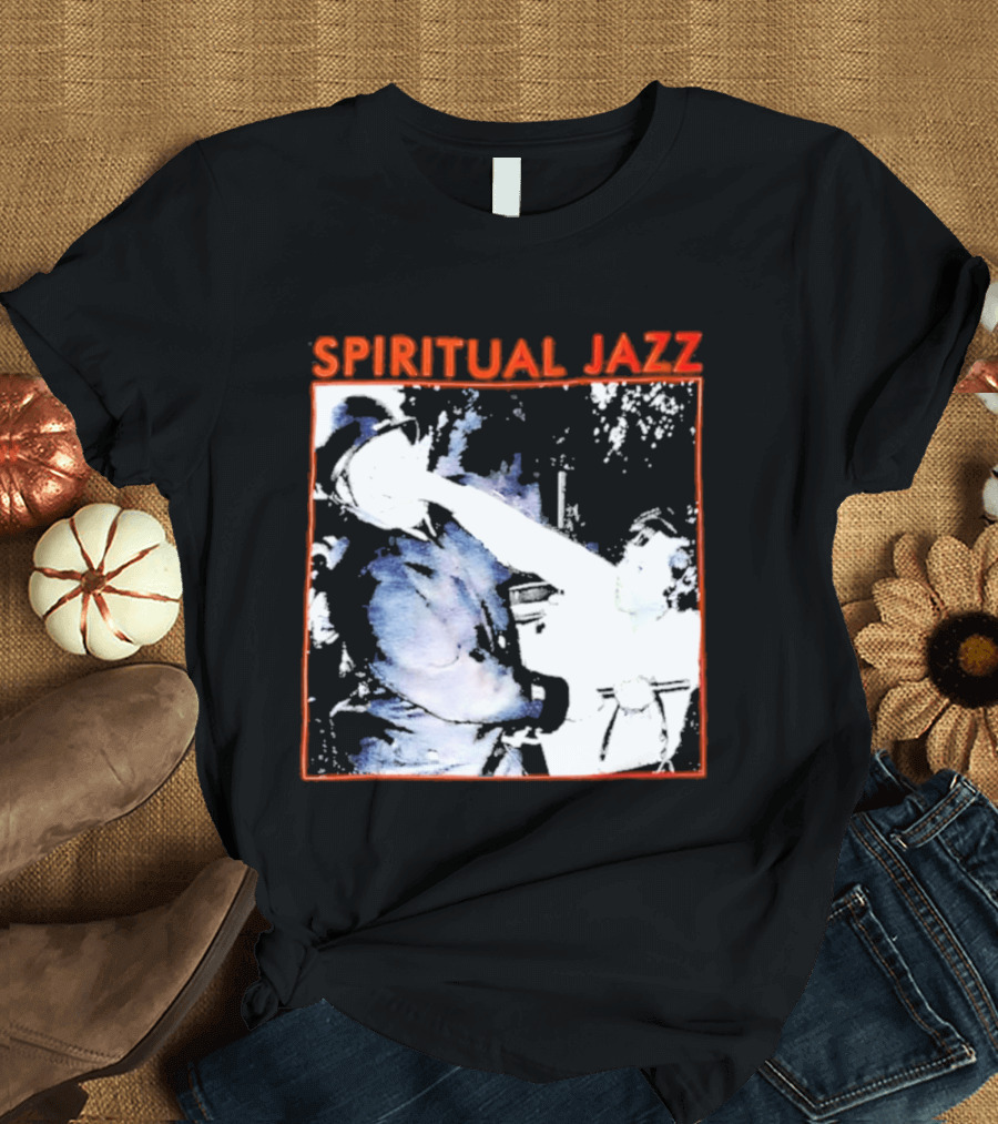 Spiritual Jazz Horn Player Watercolor T-Shirt