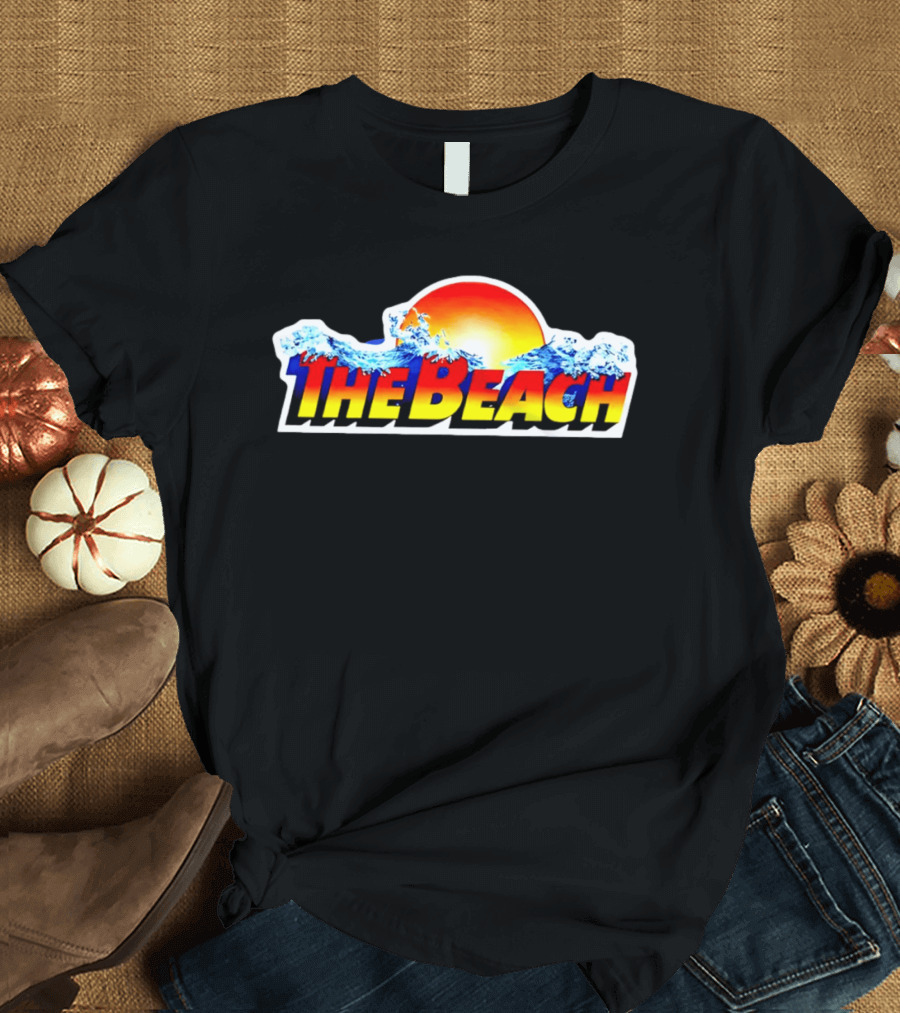 The Beach Waterpark Vintage Sunset Wave T-Shirt