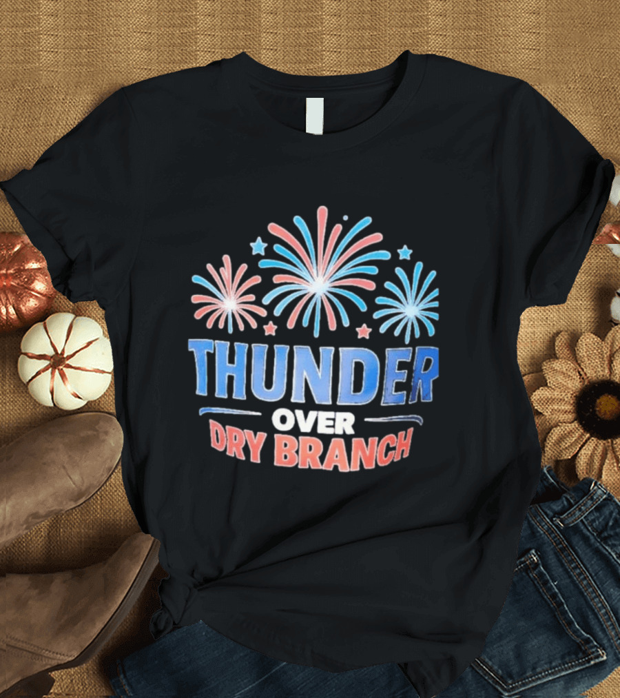 Thunder Over Dry Branch Fireworks Celebration Stars T-Shirt
