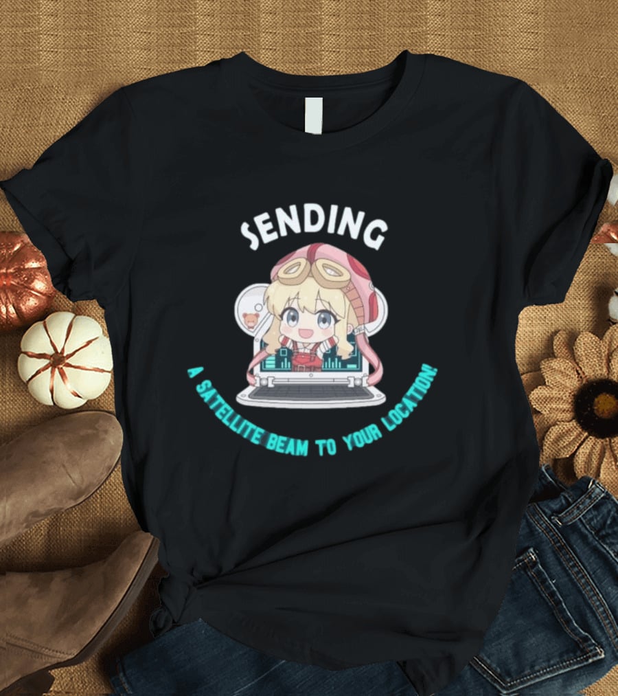 Tita Russell Sending A Satellite Beam To Your Location T-Shirt