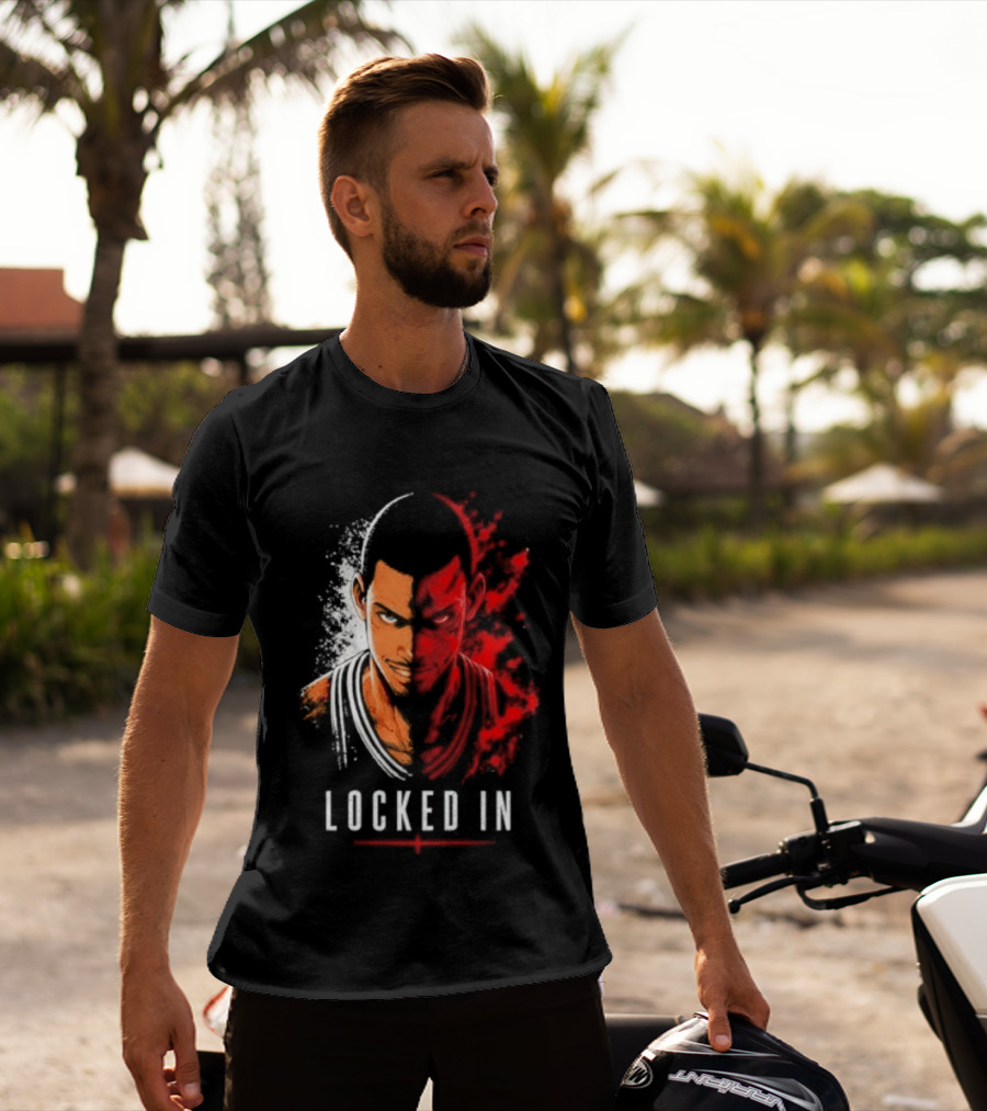 Victor Wembanyama Locked In Spurs Basketball Dual Color T-Shirt