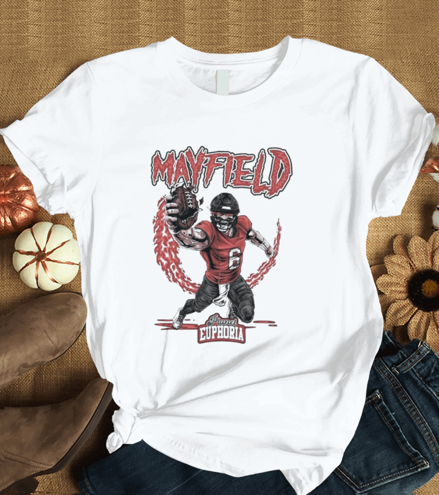 Mayfield Oklahoma Fire Cannon Football T-Shirt