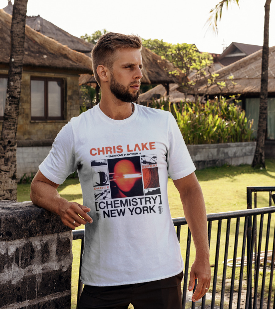 CHRIS LAKE Emotions In Motion Chemistry Dance New York T-Shirt