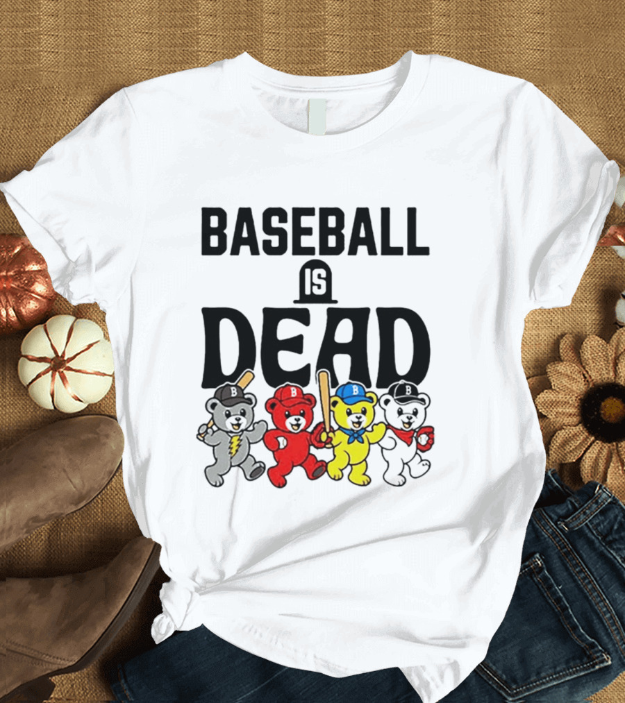 Grateful Dead Baseball Bears Is Dead Night T-Shirt