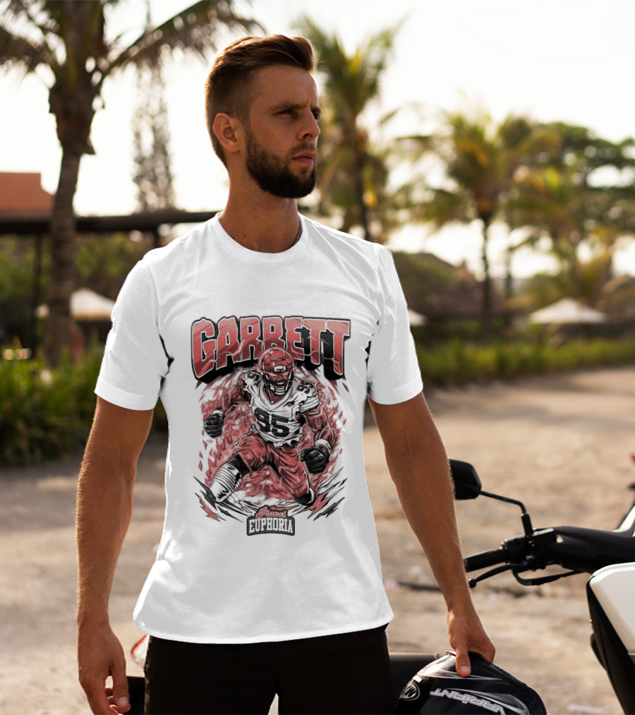 Garrett Inferno Hysteria Fiery Football Warrior T-Shirt