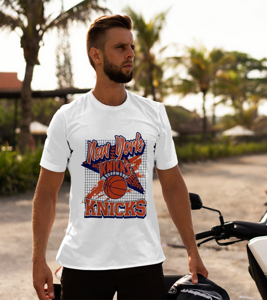 New York Knicks Hardwood Classics Vintage Basketball T-Shirt