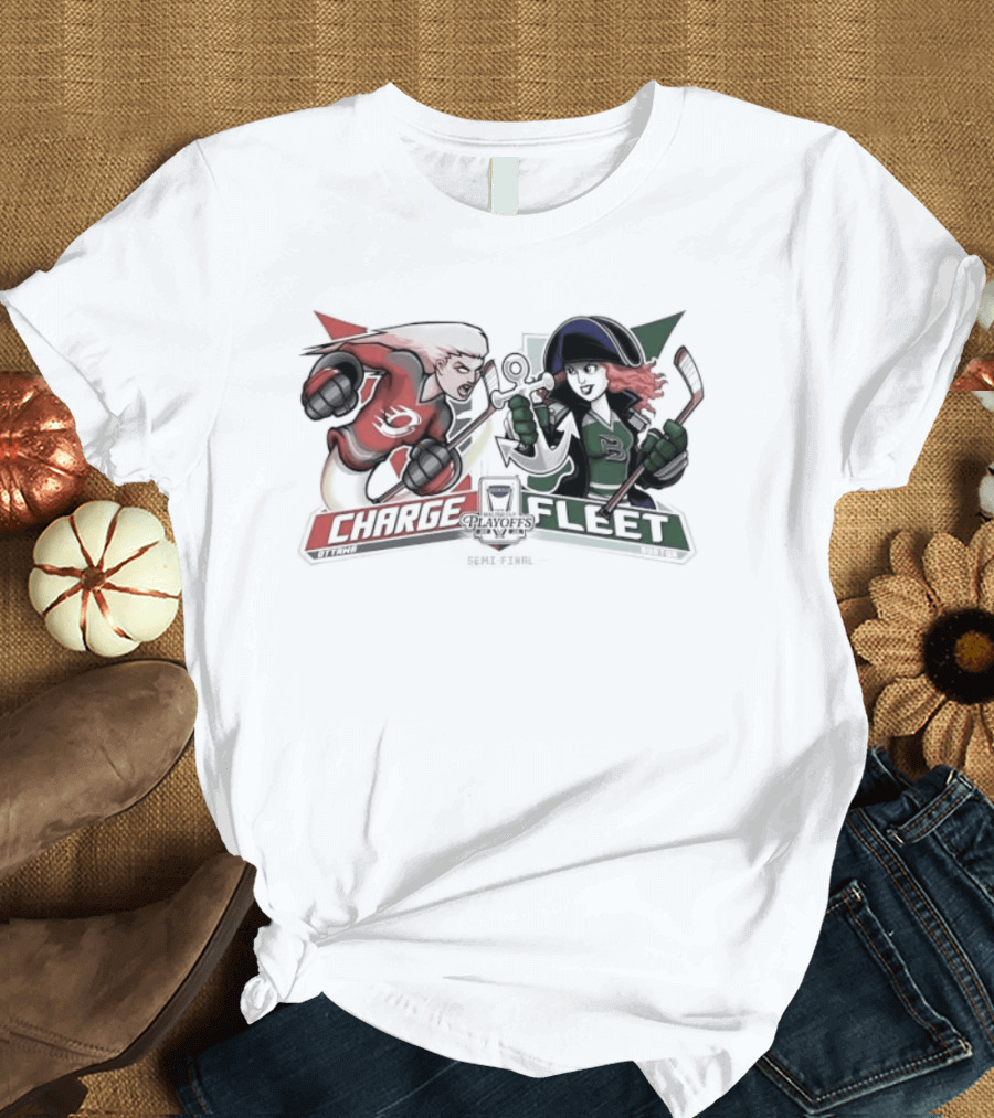 Ottawa Charge Vs Boston Fleet Walter Cup 2026 Head To Head Showdown T-Shirt