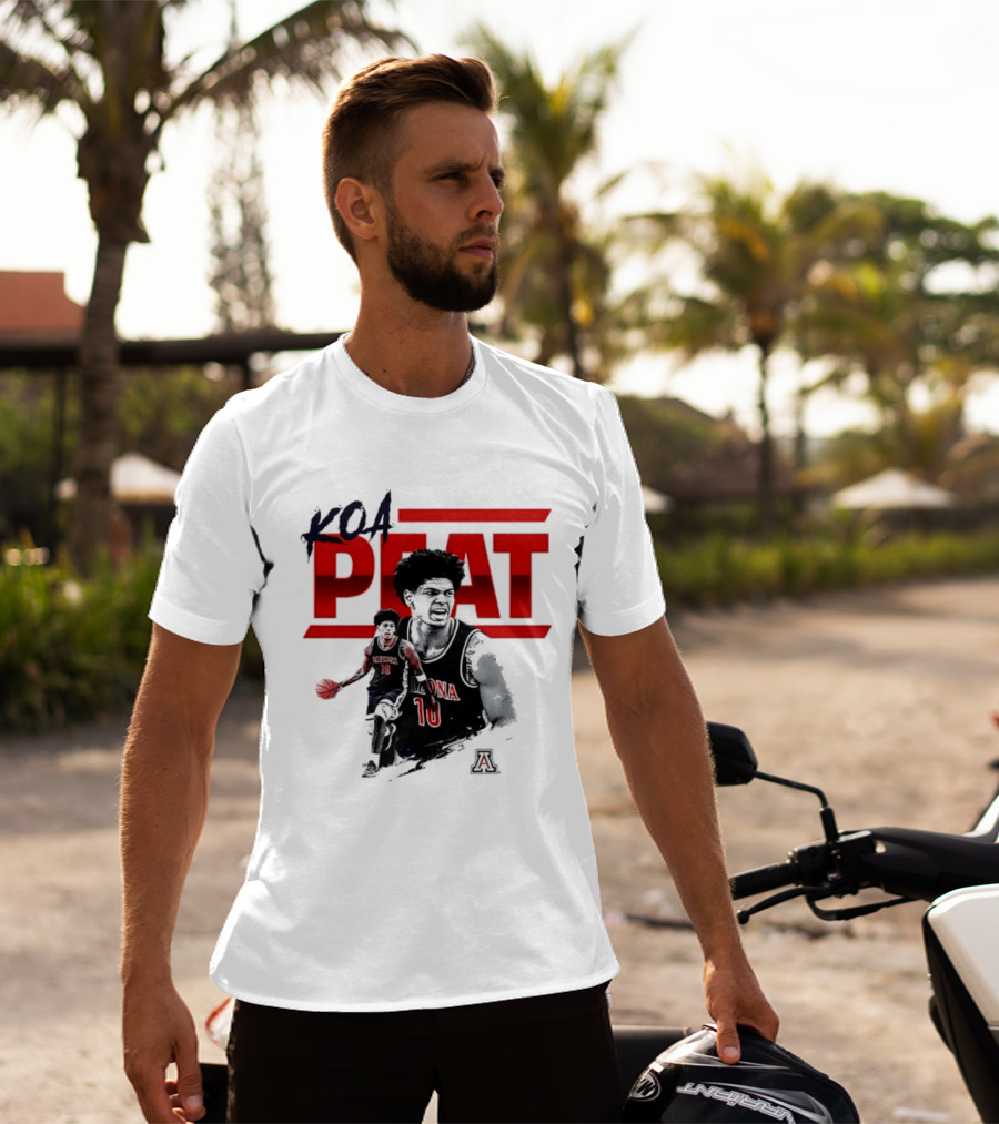 Koa Peat Arizona 10 Wildcats Basketball T-Shirt