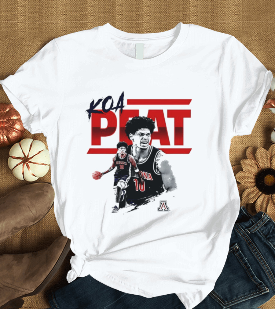 Koa Peat Arizona 10 Wildcats Basketball T-Shirt