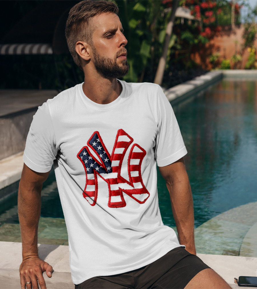 Yankees 4th Of July Stars And Stripes NY 2026 Giveaway T-Shirt