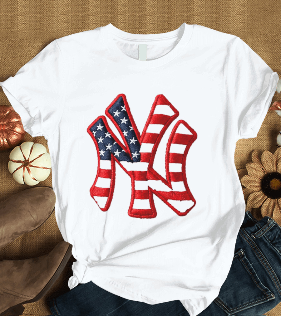 Yankees 4th Of July Stars And Stripes NY 2026 Giveaway T-Shirt