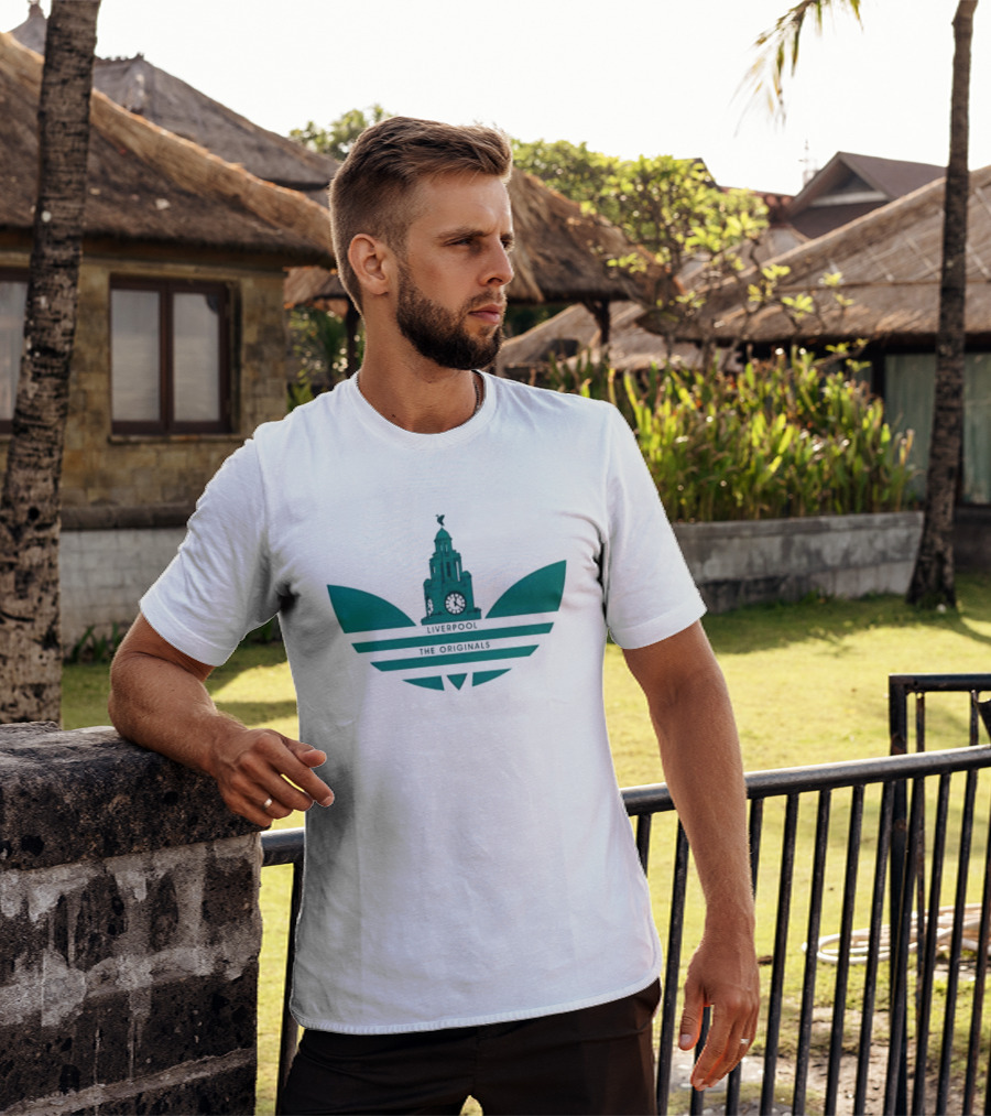 Liverpool The Originals Liver Building Wings T-Shirt