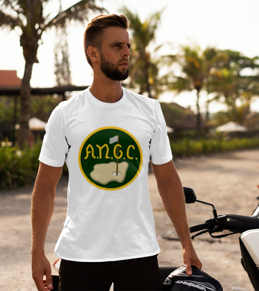 Cameron Young ANGC Golf Emblem Circular Crest T-Shirt