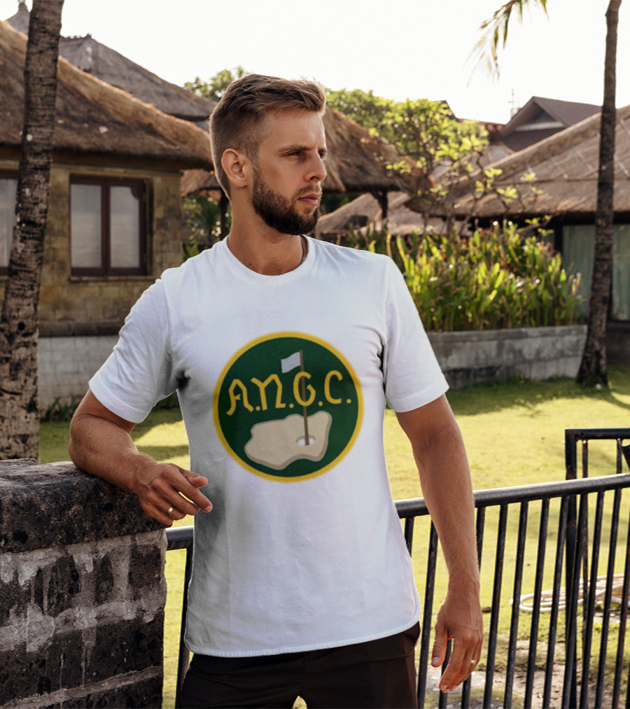 Cameron Young ANGC Golf Emblem Circular Crest T-Shirt