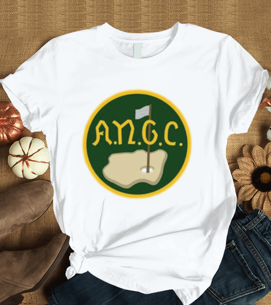 Cameron Young ANGC Golf Emblem Circular Crest T-Shirt