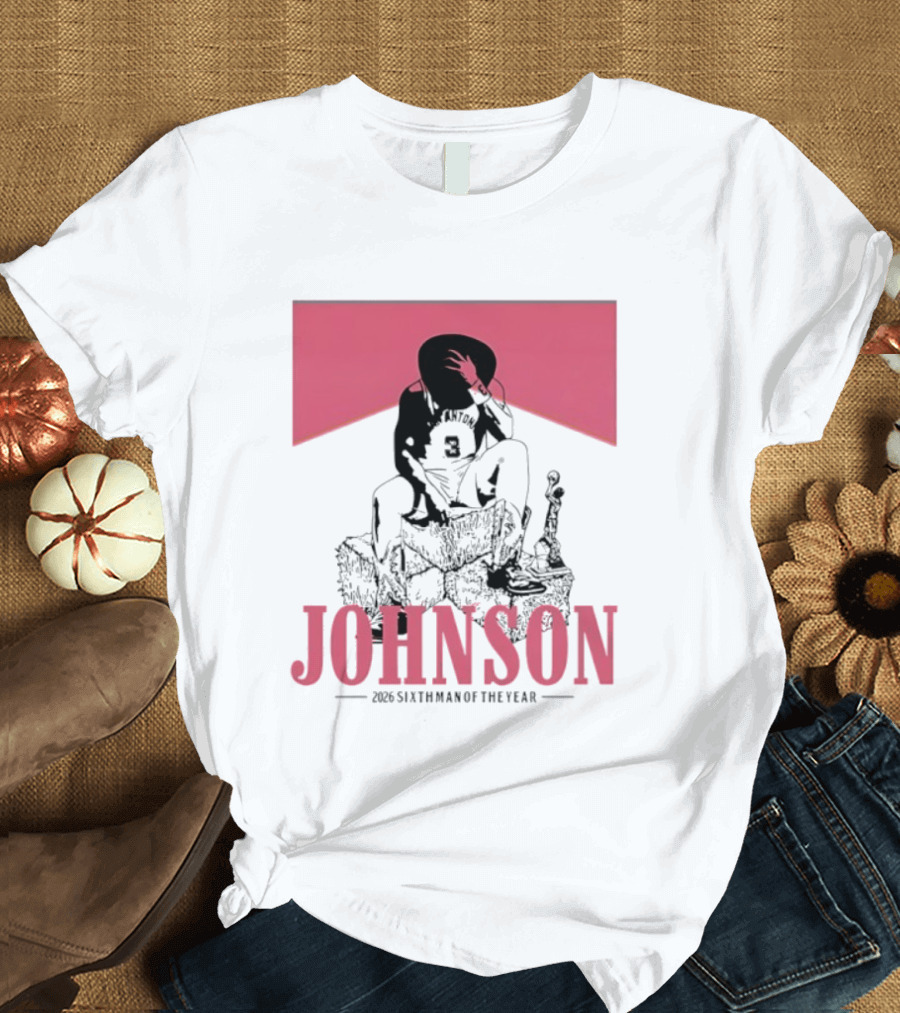 Keldon Johnson San Antonio Spurs 2026 Sixth Man Of The Year Johnson T-Shirt