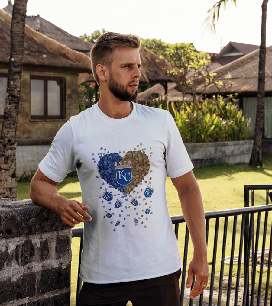 Kansas City Royals Heart KC Emblem MLB 2026 T-Shirt