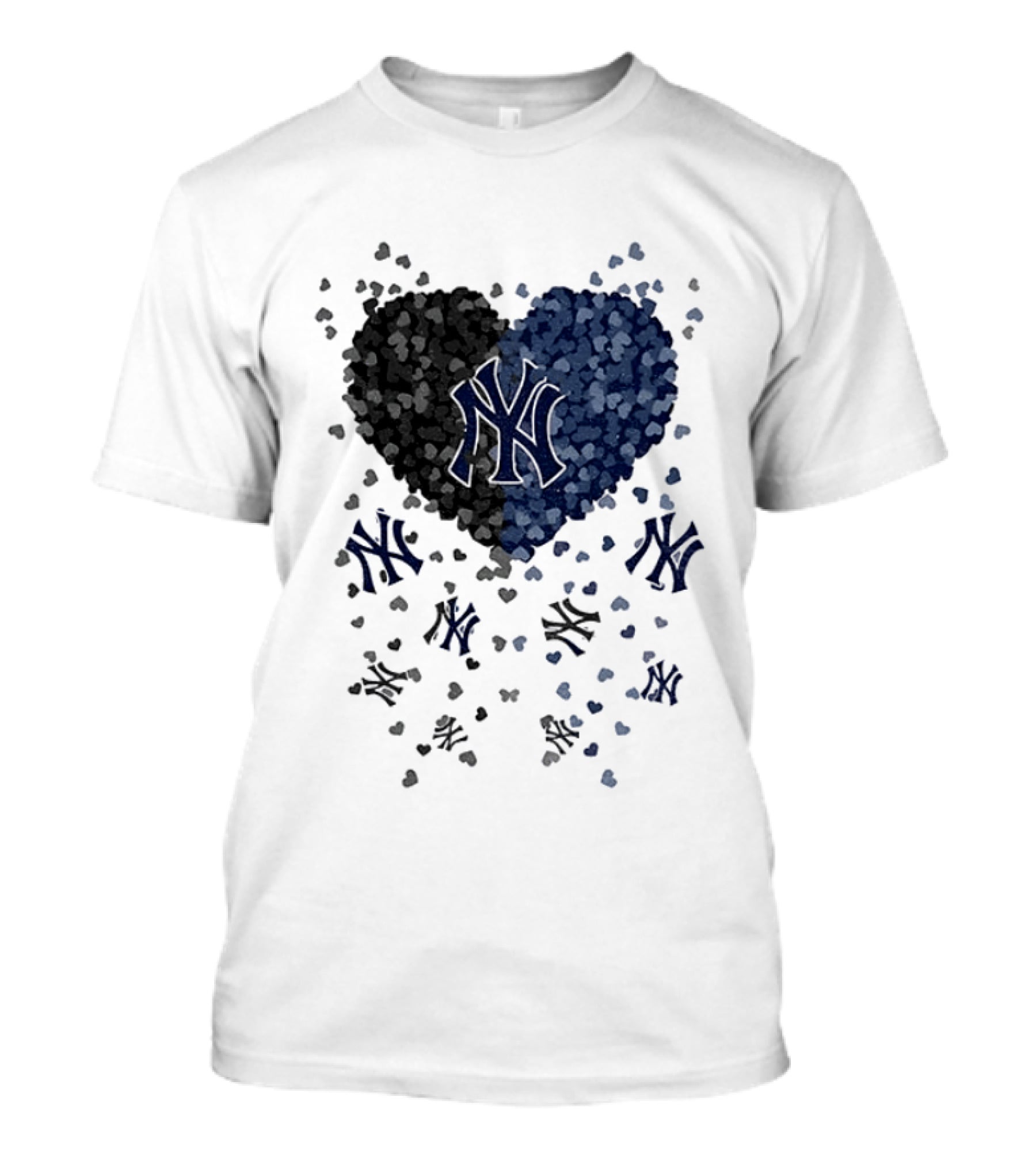 New York Yankees MLB Heart 2026 T-Shirt