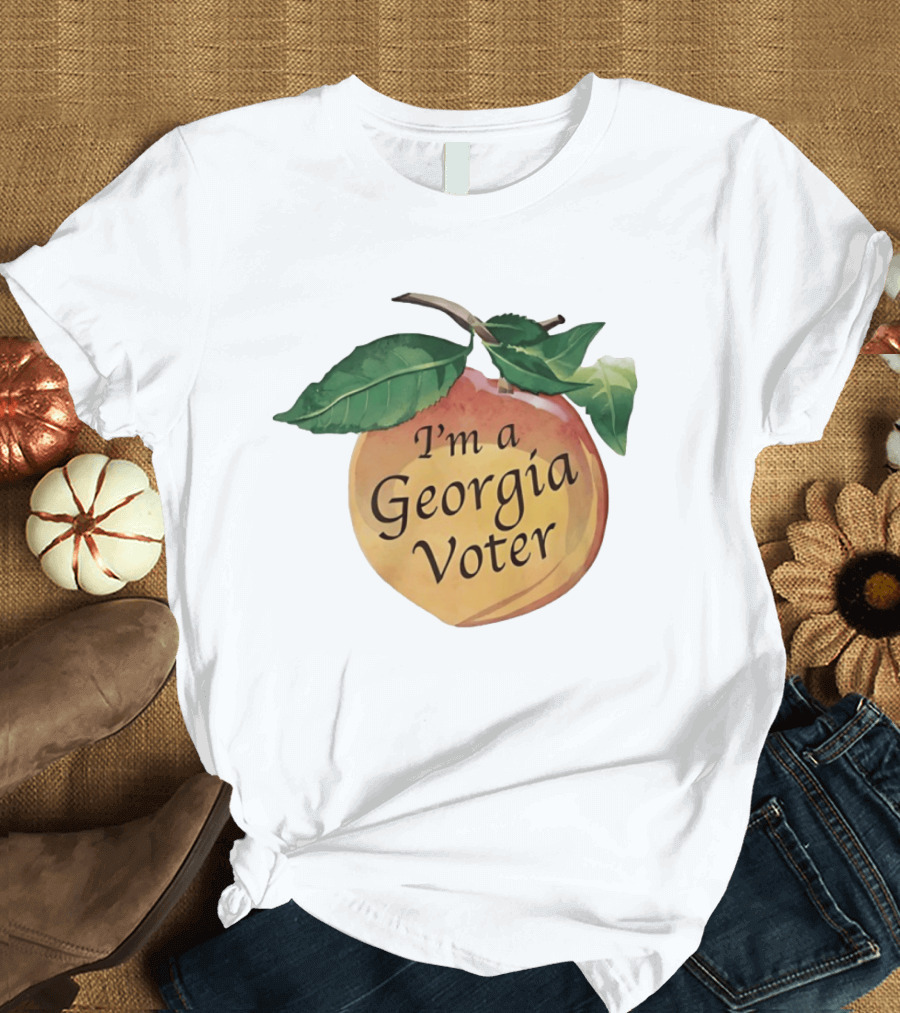 I'm A Georgia Voter Peach T-Shirt