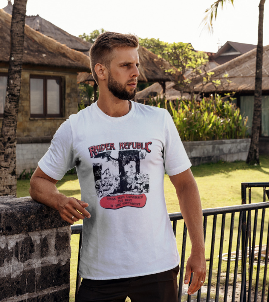 Raider Republic Texas Tech University Best In The Southwest Cowboy T-Shirt