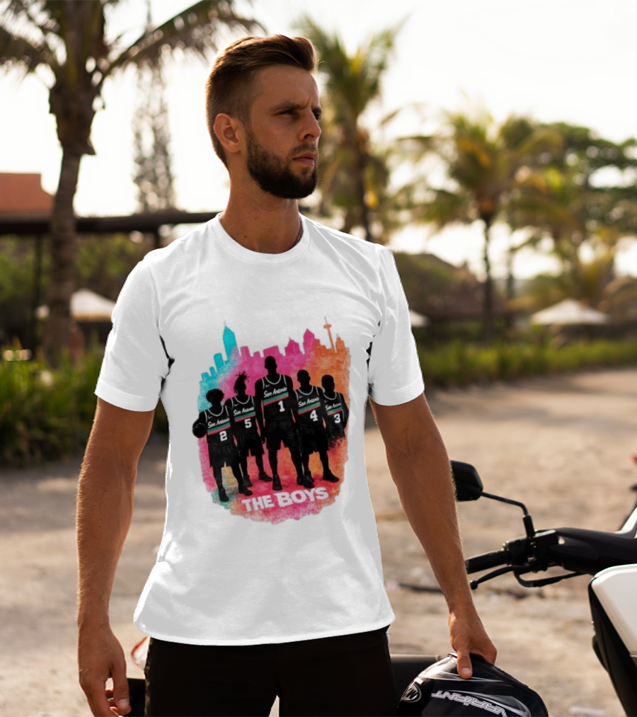 San Antonio Splash Hoops Skyline The Boys T-Shirt