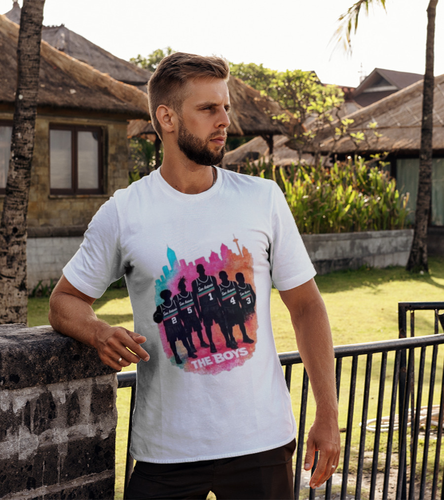 San Antonio Splash Hoops Skyline The Boys T-Shirt