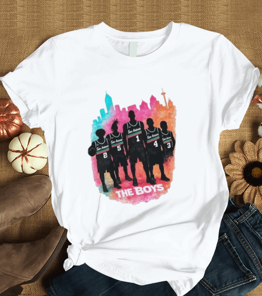 San Antonio Splash Hoops Skyline The Boys T-Shirt