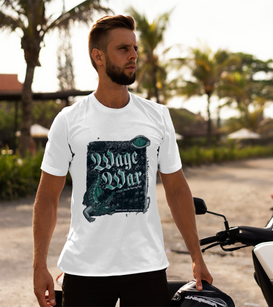 Wage War It Calls Me By Name Tour Detroit MI May 15 2026 Alligator Eye T-Shirt