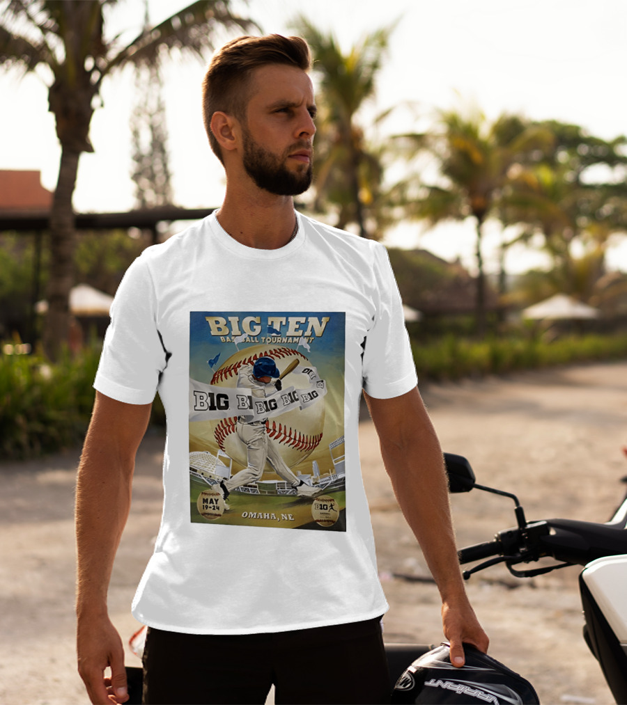 Big Ten Baseball Tournament 2026 Omaha May 19 24 T-Shirt