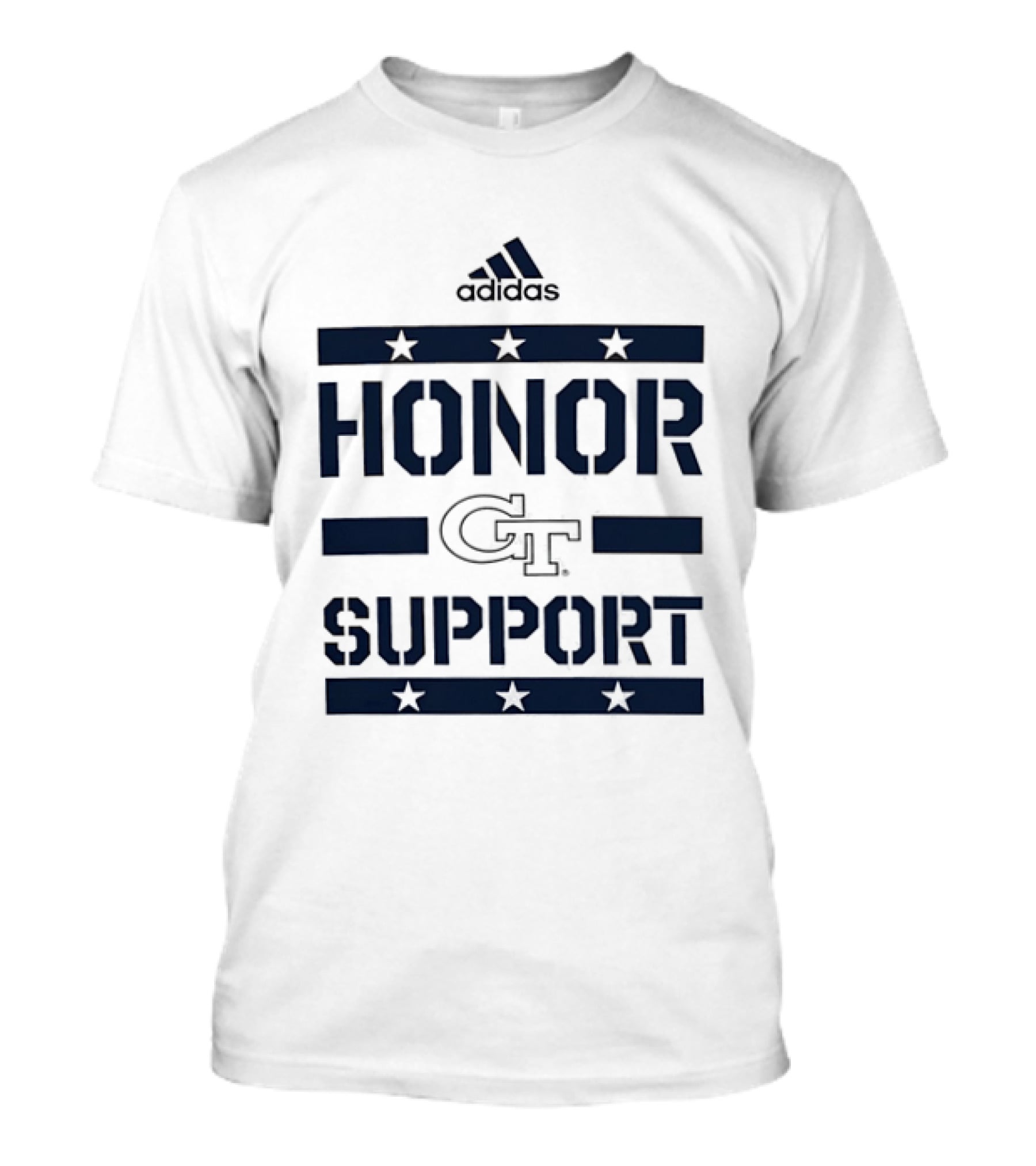 Adidas Georgia Tech GT Honor Support Stars T-Shirt