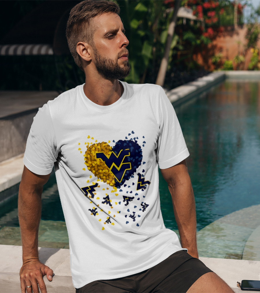 Heart Of West Virginia Mountaineers WV Football 2026 T-Shirt