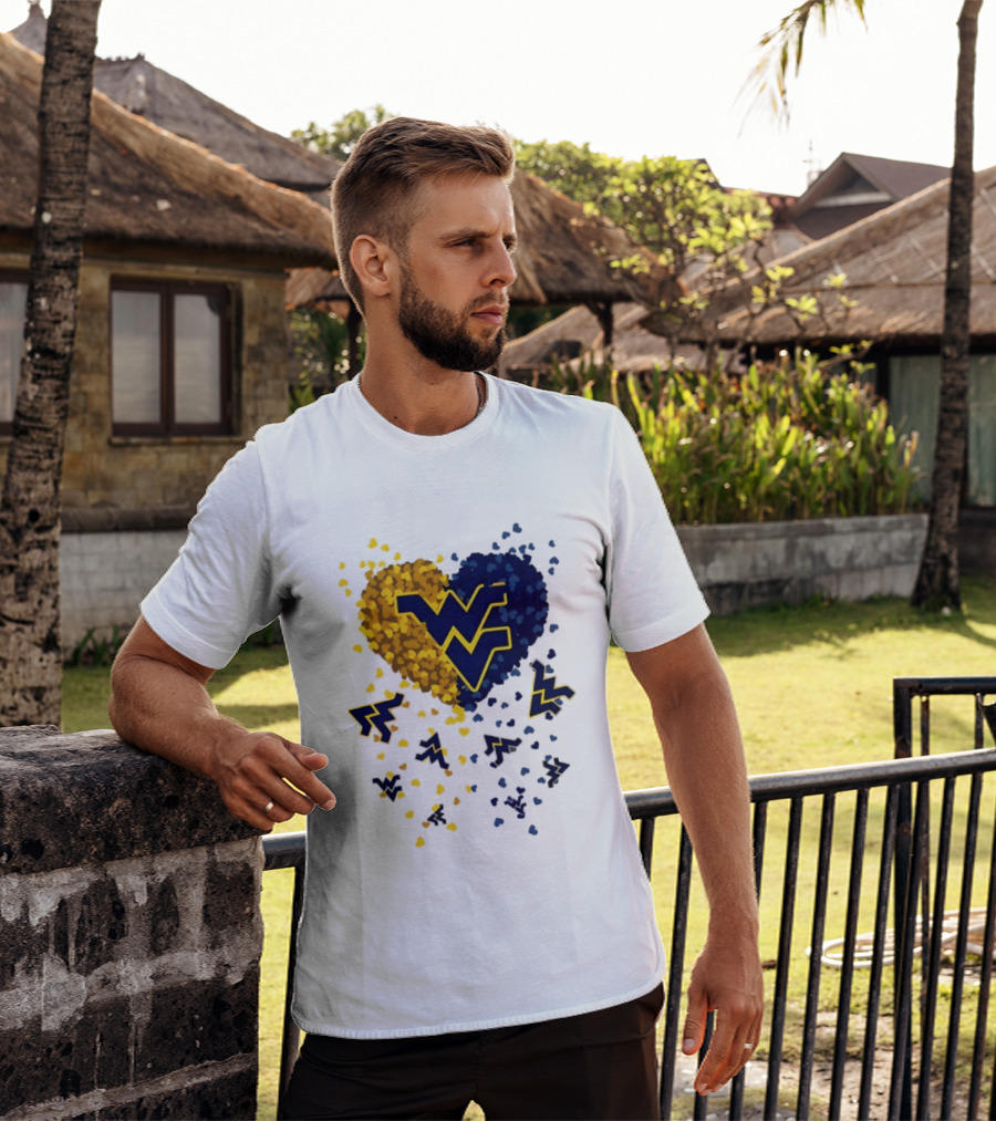 Heart Of West Virginia Mountaineers WV Football 2026 T-Shirt