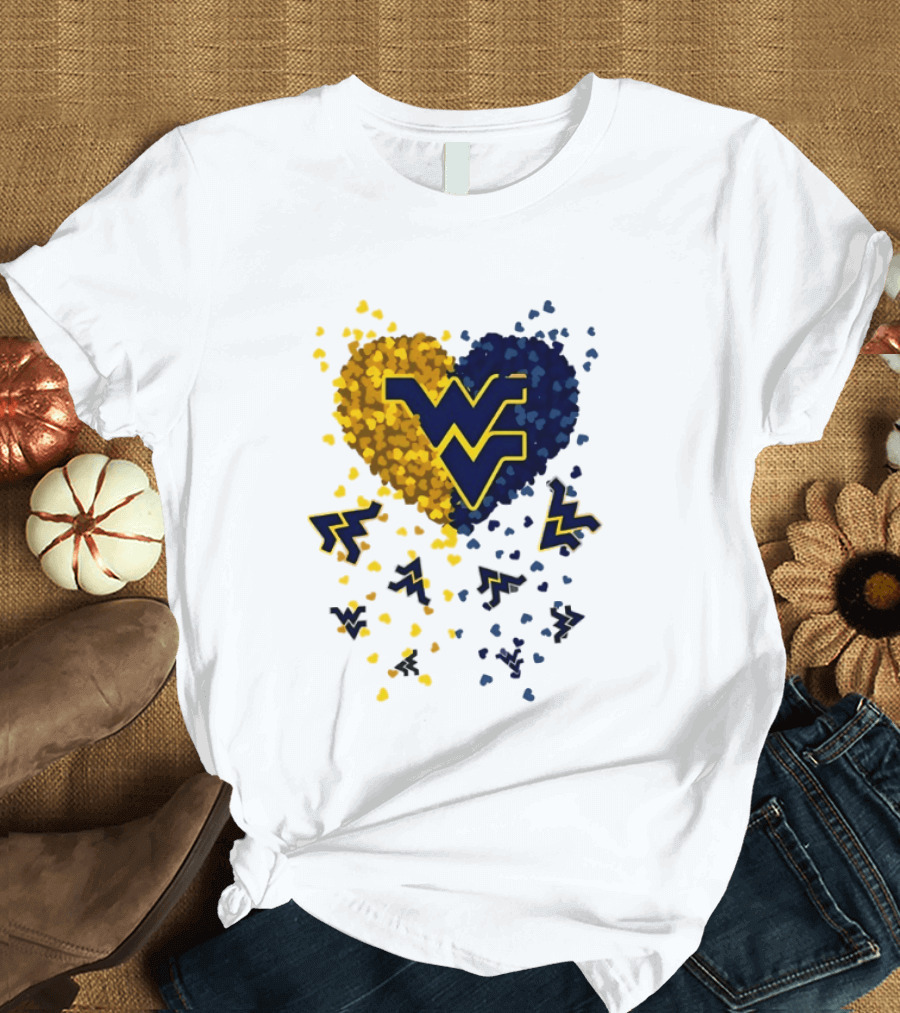 Heart Of West Virginia Mountaineers WV Football 2026 T-Shirt