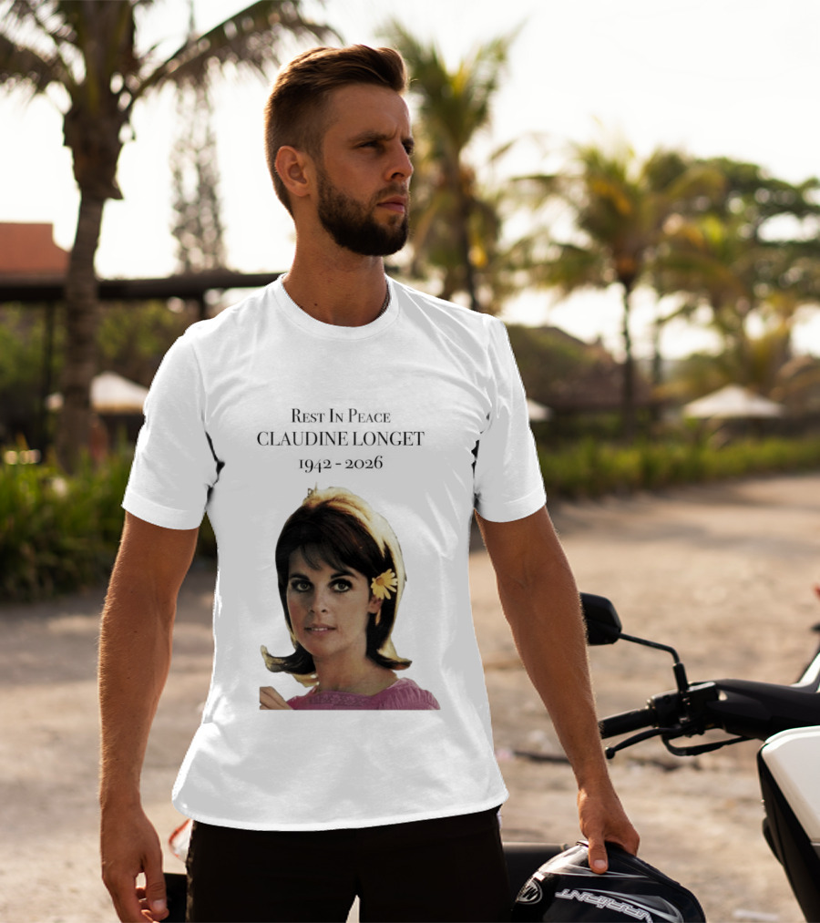 Rest In Peace Claudine Longet 1942 2026 Floral T-Shirt