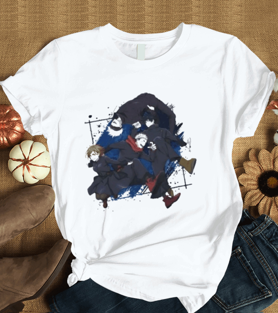 Jujutsu Kaisen Characters Dynamic Illustration 2026 Concert T-Shirt